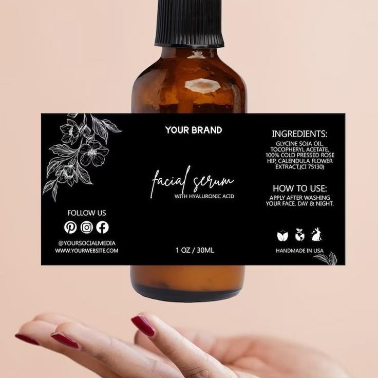 Custom Cosmetic Labels, Branded Label Design…