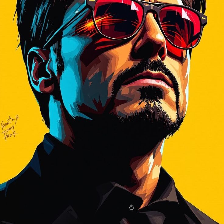 Tony Stark Artwork _ Ironman Wallpaper _ Robert…